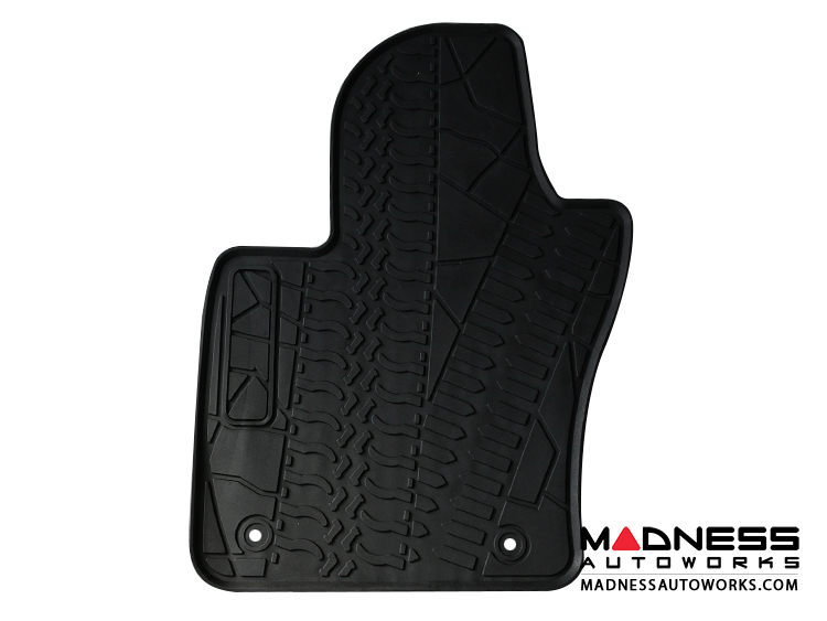 FIAT 500X Floor Mats All Weather Rubber LUXUS Premium Front